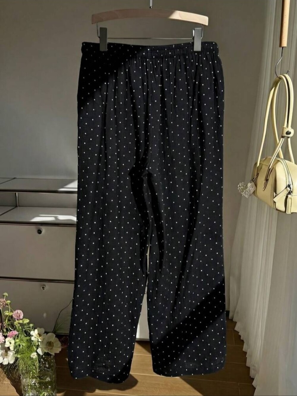 Sabrina Lauren Women's Black Drawstring Pants